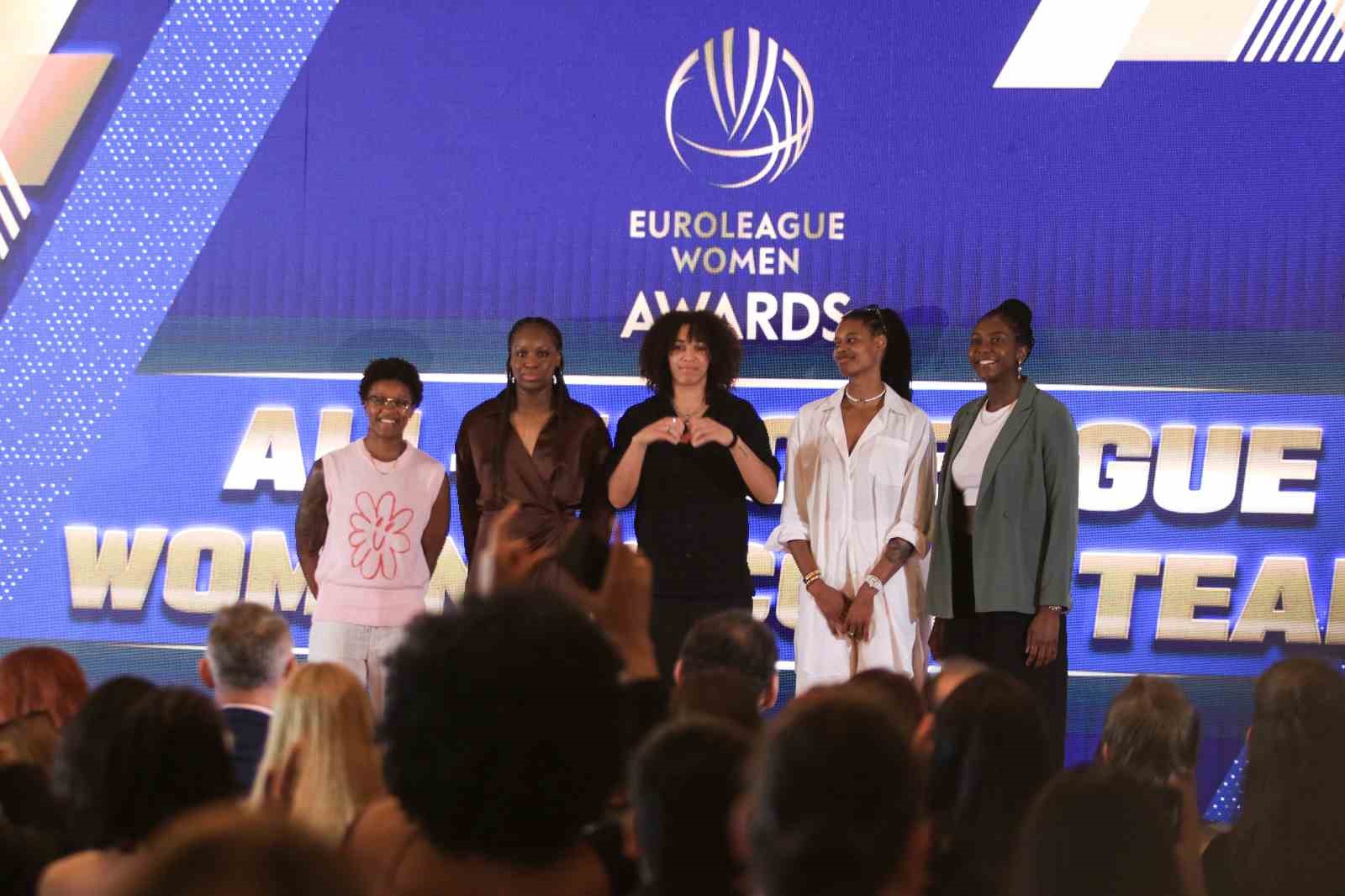 kadınlar euroleague’de sezonun en iyileri belli oldu