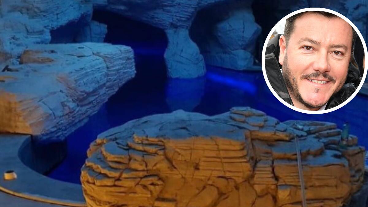 wie ein bond-bösewicht: pleite-milliardär benko badete in künstlicher grotte unter seiner villa