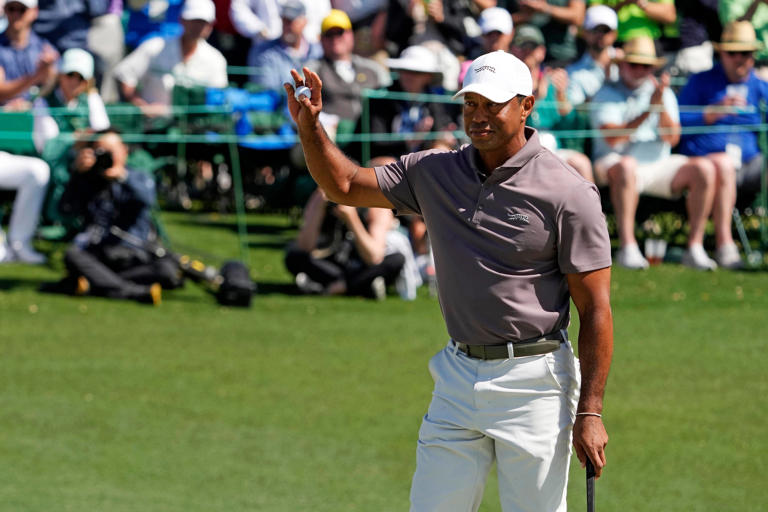 When is Tiger Woods' tee time at the Masters 2024? What LIV Golf