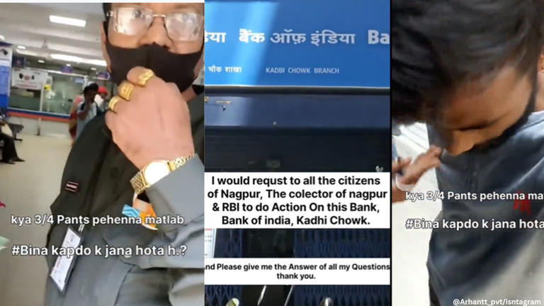 Man says he was denied entry to Nagpur bank for wearing shorts, video goes viral