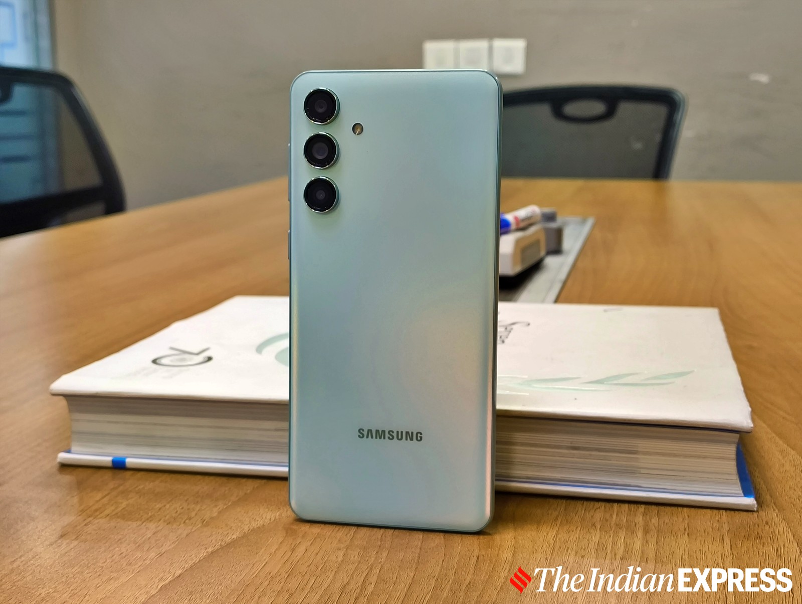 microsoft, android, samsung galaxy m55 review: stellar package steals the thunder from a series