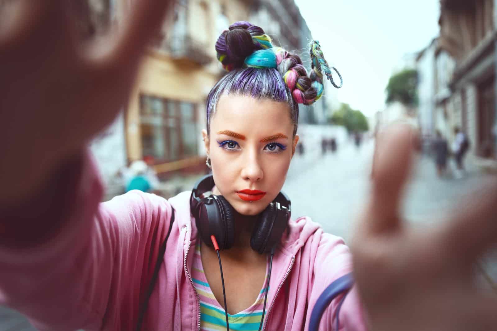 <p class="wp-caption-text">Image Credit: Shutterstock / Dan Rentea</p>  <p><span>A pair of headphones can be a universal “do not disturb” sign when you’re not in the mood for conversation or unwanted attention.</span></p>
