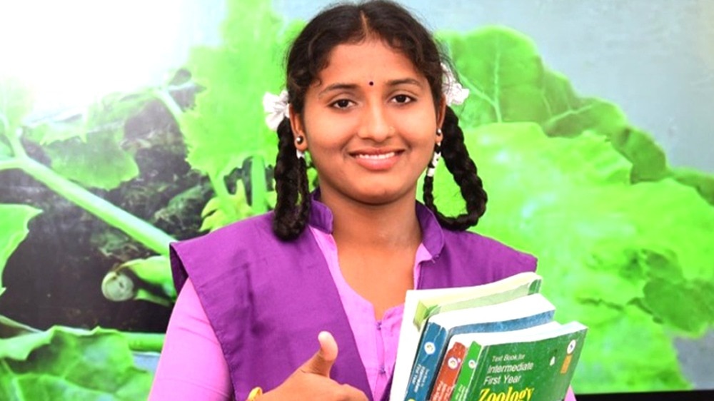 andhra pradesh girl tops intermediate exam despite child marriage pressure