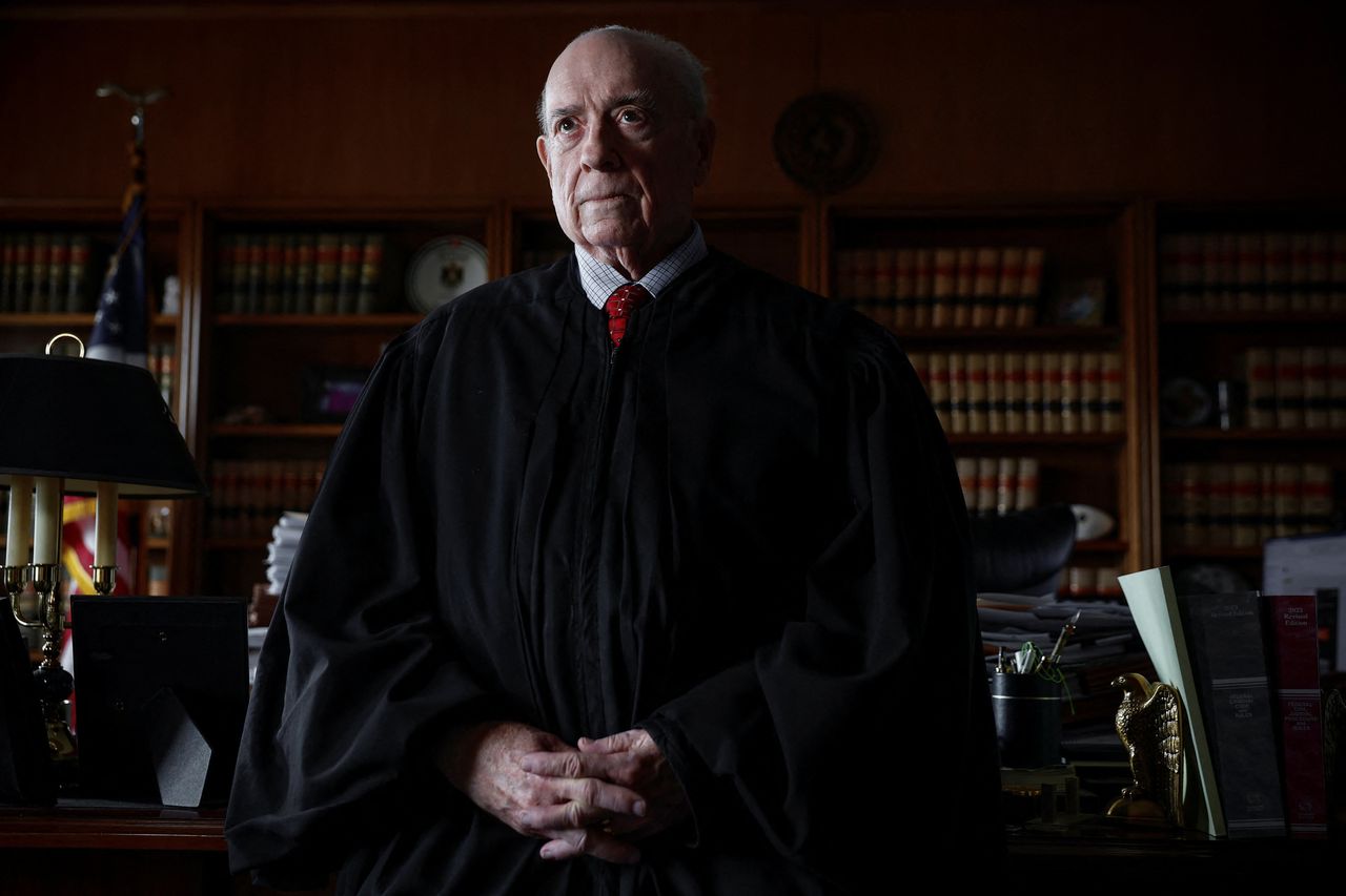 the burly texas-born judge fighting efforts to play down jan. 6