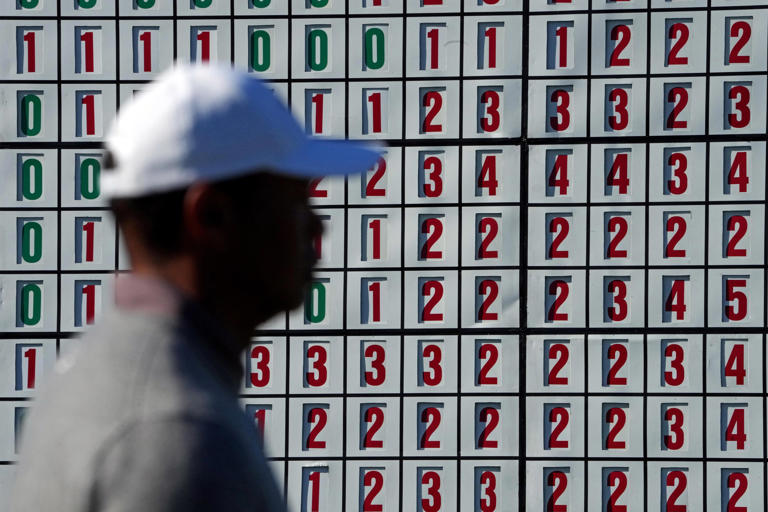 Tiger Woods score today at 2024 Masters Tournament Scorecard, results