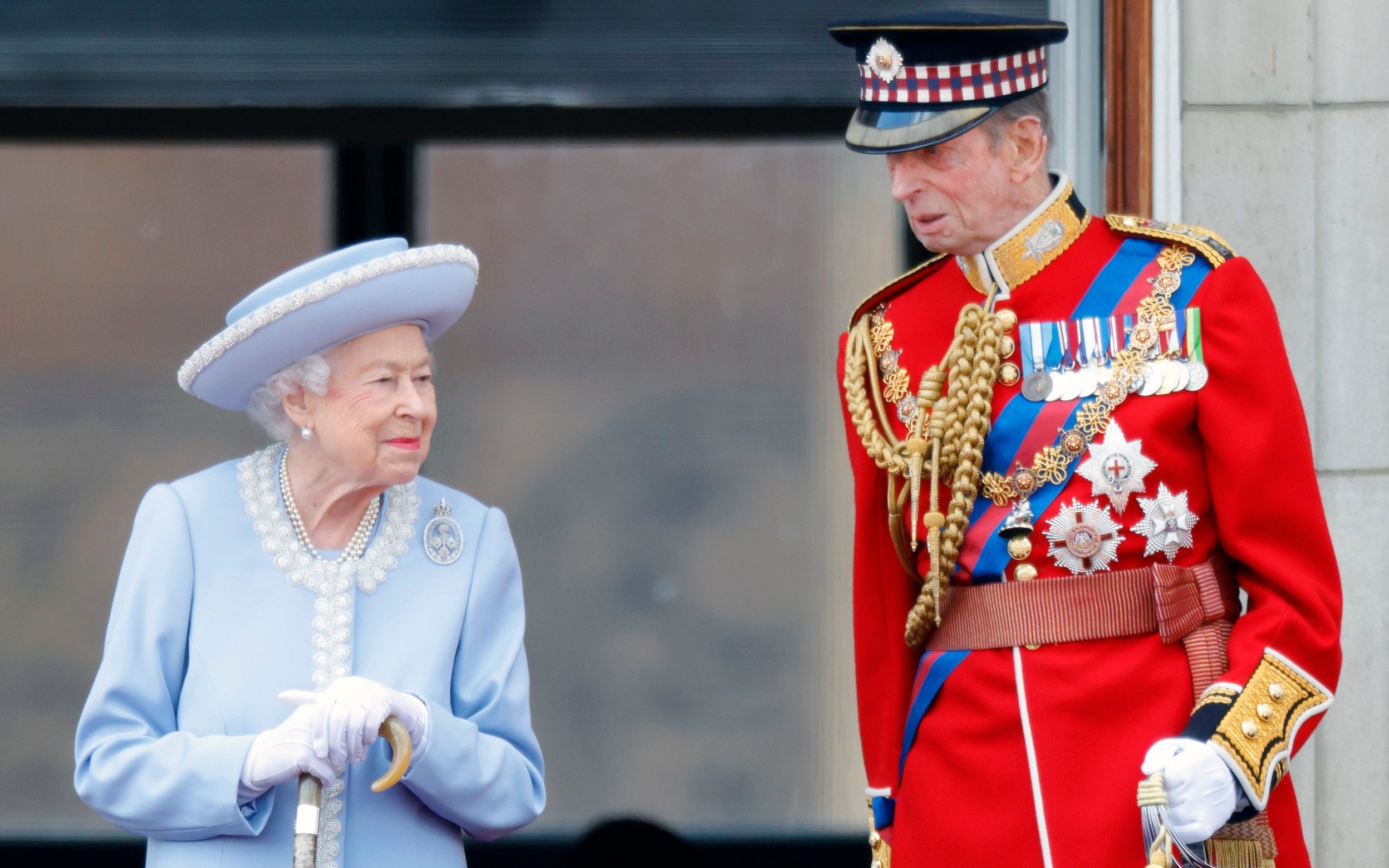 duke of kent hands prince edward over colonelcy of scots guards