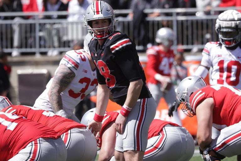 Ohio State spring game shows quarterbacks have 4 months to summon special