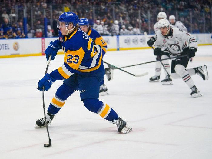 In photos: Saskatoon Blades take Game 1 in WHL Eastern Conference semifinal