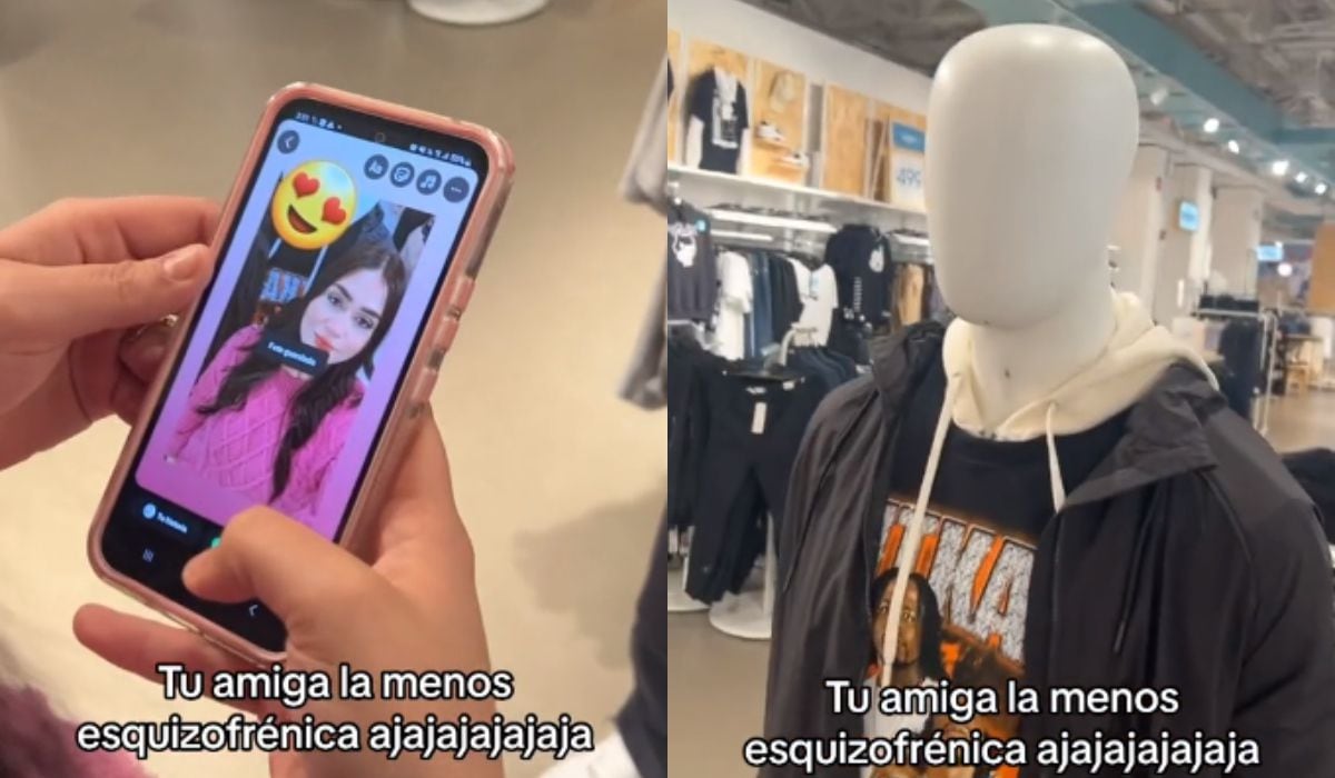 video: joven se toma una foto con un maniquí y lo presume en redes sociales como su novio