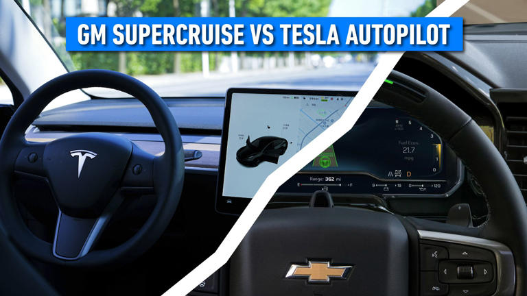 Comparison: GM Super Cruise vs. Tesla Autopilot