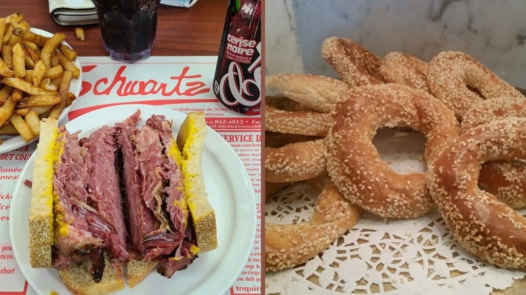 <p>If you have ever had a fresh bagel at three am (after you’ve closed down the bars), stood in line for an hour to get into <strong><a href="http://Good Eats in Montreal, 5 Amazing Foods you MUST Try!">Schwartz’s for smoked meat</a></strong>, eaten poutine (a marvelous marriage of French fries, cheese curds, and gravy), you will have lived a true Montreal experience. That being said, Montreal has a very hight number of restaurants per capita than other Canadian Cities. Pick your favorite food, and you will find it there. The province of Quebec (as opposed to just the city) has award-winning cheeses, ice wines, and maple syrup.</p>
