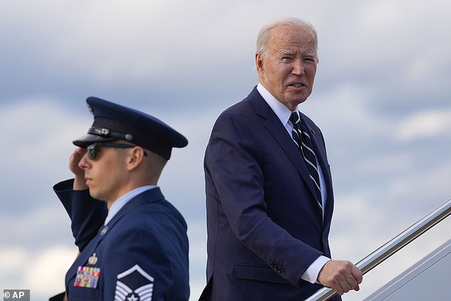 biden cuts his beach weekend short and heads back to the white house to meet his national security team as iran readies more than 100 cruise missiles and drones for israel strike