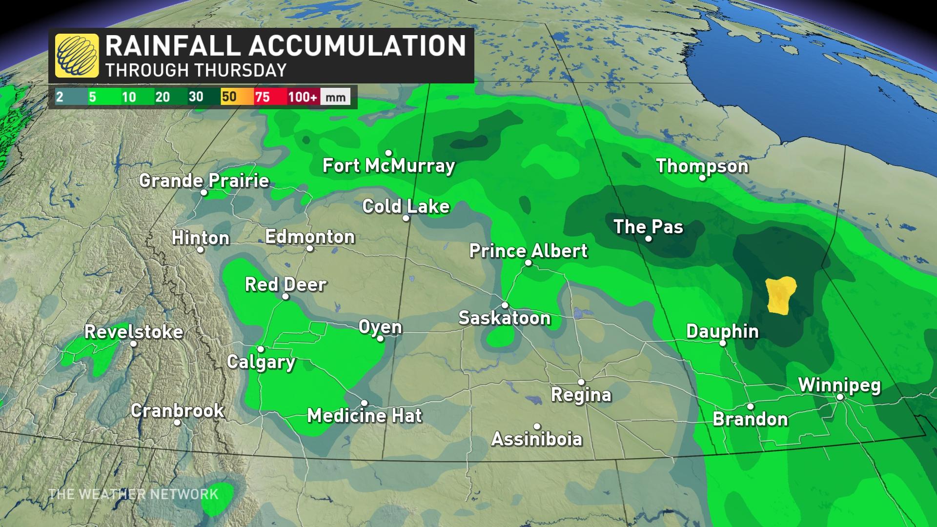wintry weather strikes back at the prairies with threat of april snowstorm