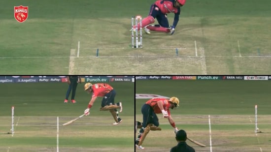 sanju samson does an ms dhoni in a sensational run out to end liam livingstone's knock in pbks vs rr ipl match