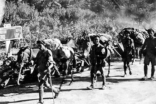 Des goumiers arrivant en Provence en 1944. / Ph. DR
