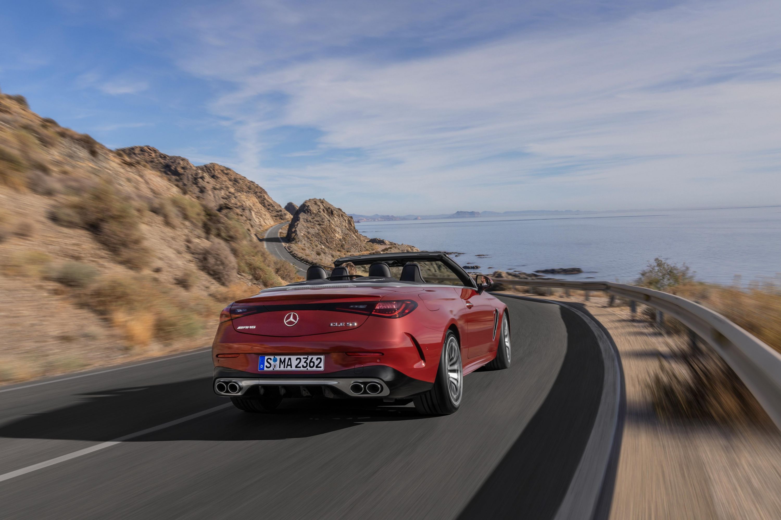 2025 mercedes-amg cle 53 cabriolet revealed as turbo six-cylinder droptop