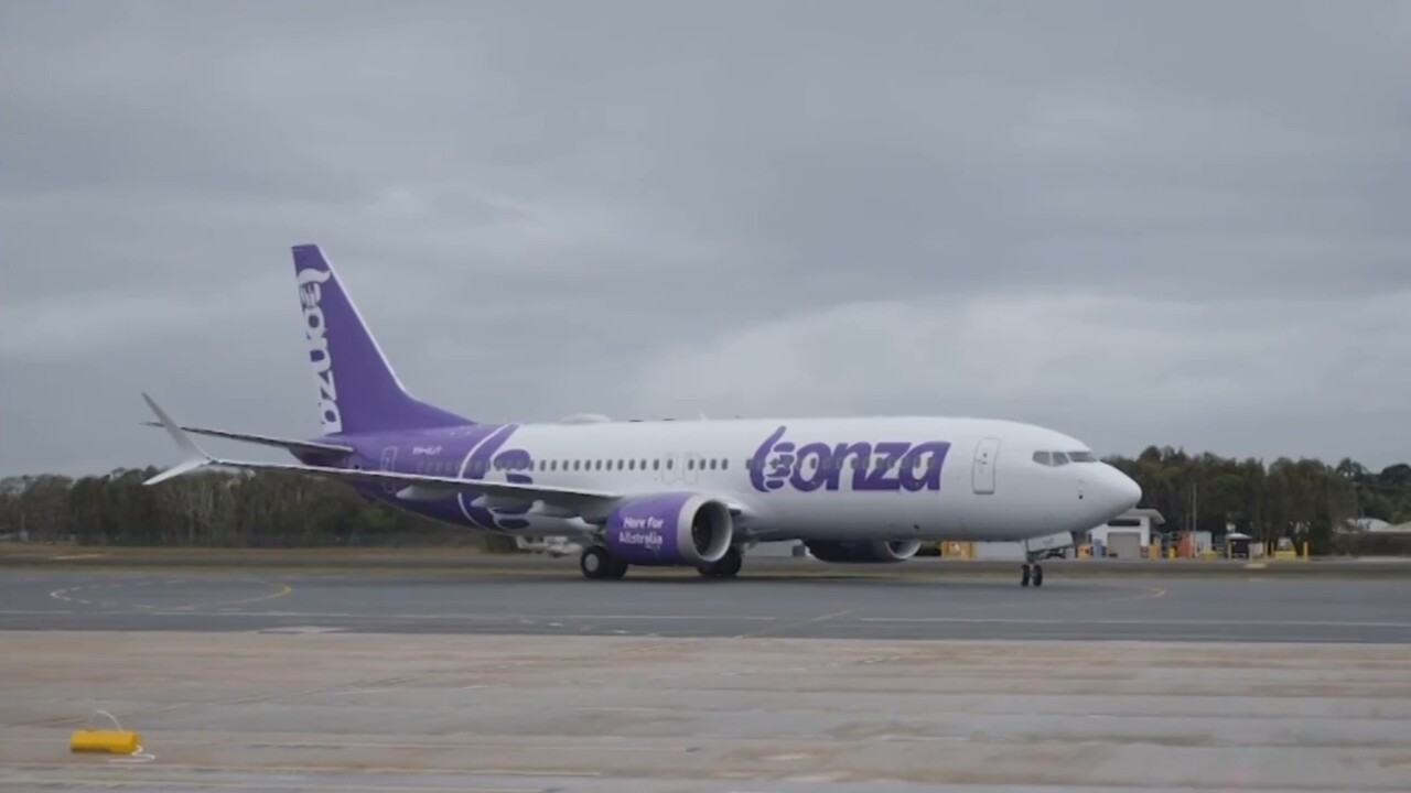 aircraft leased to bonza 'taken out' of airline's name as chaos continues