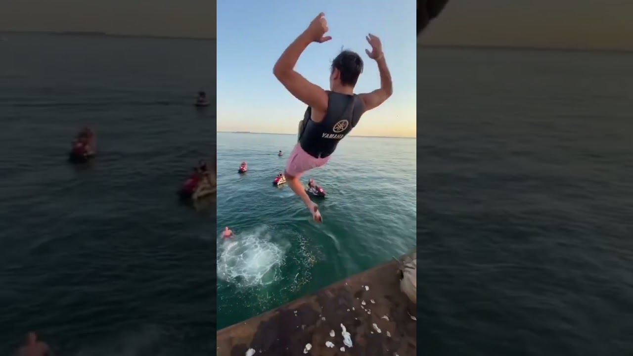 Jumping off an abandoned ship