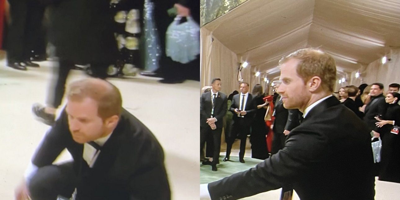 ξεσάλωσε το twitter με τον σωσία του πρίγκιπα χάρι που σήκωνε φορέματα στο met gala