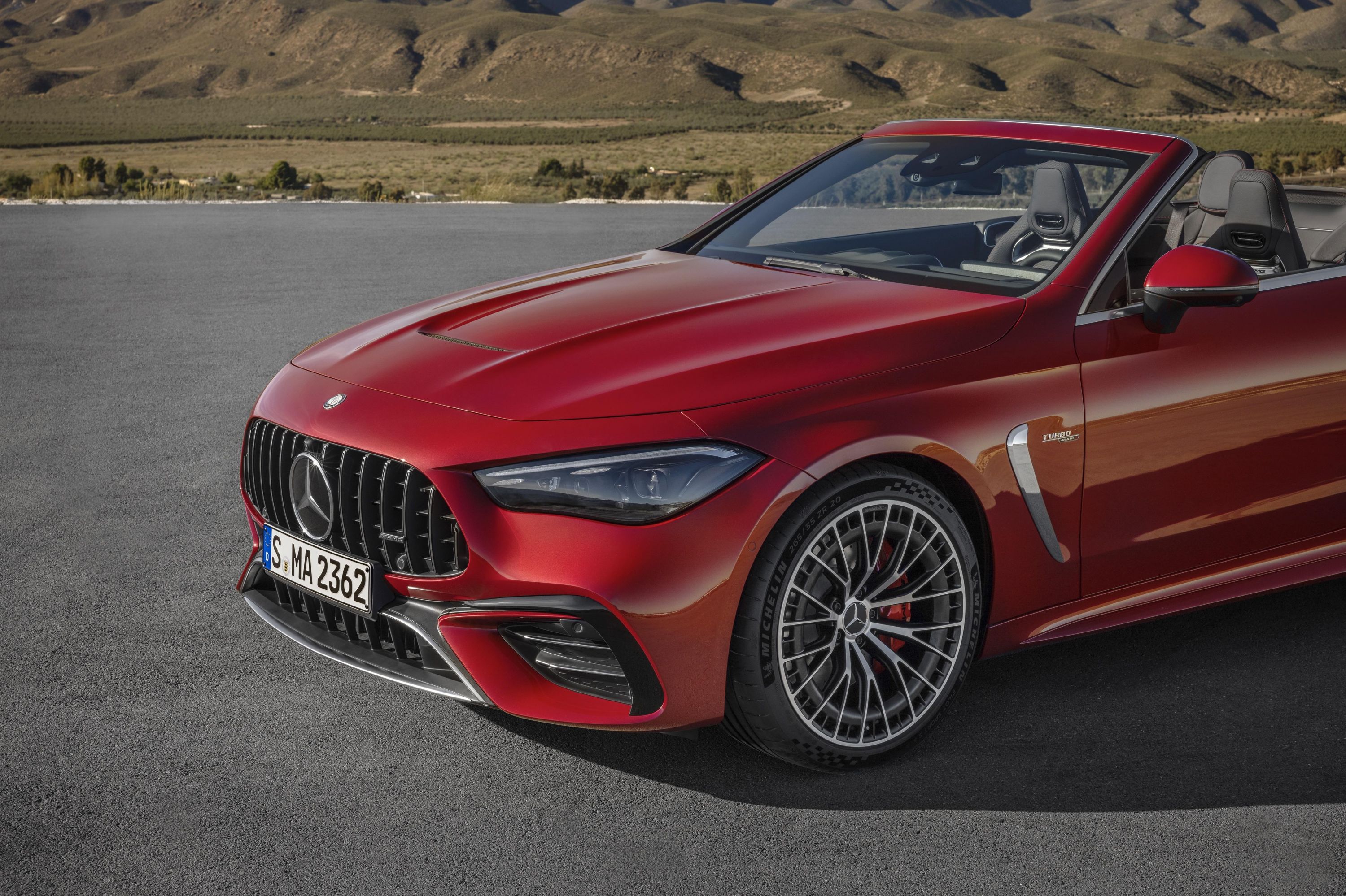 2025 mercedes-amg cle 53 cabriolet revealed as turbo six-cylinder droptop