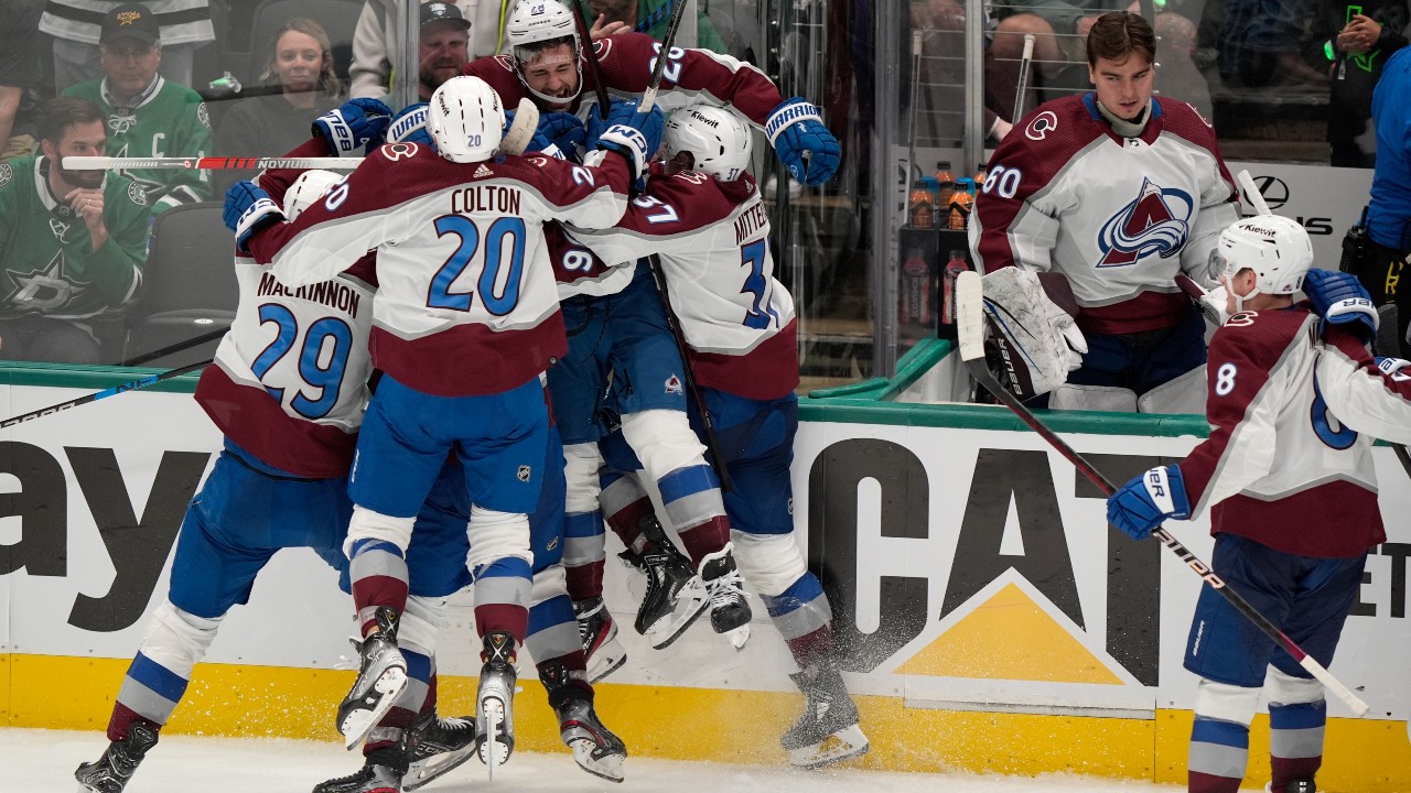 wood scores in ot as avalanche finish off three-goal comeback to beat stars in game 1