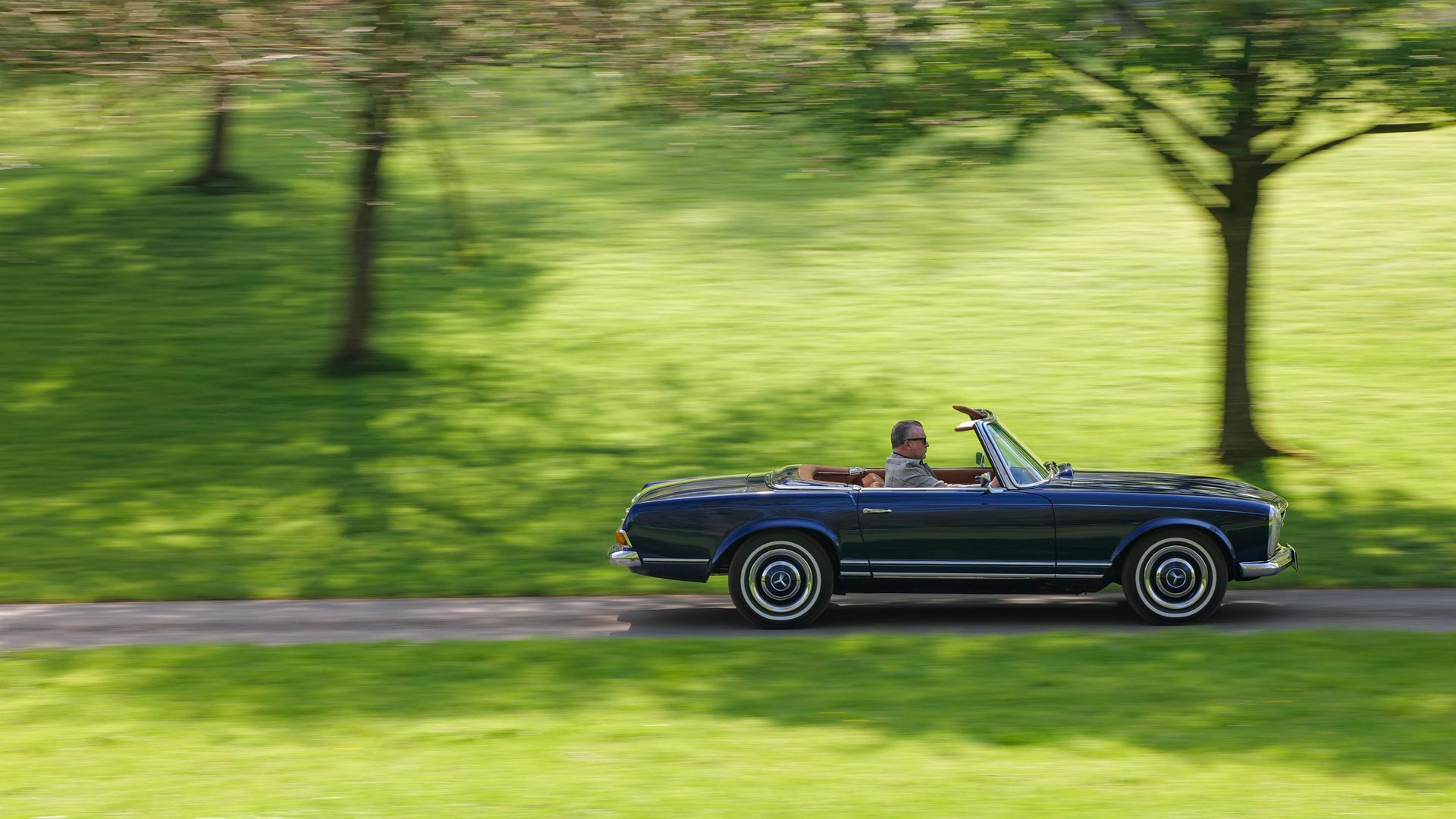 beautiful mercedes-benz sl ‘pagoda’ goes electric for £400k