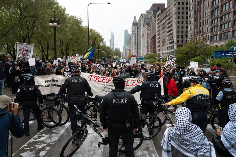 Democrats Brace For Gaza War Protests At Convention In Chicago 8261