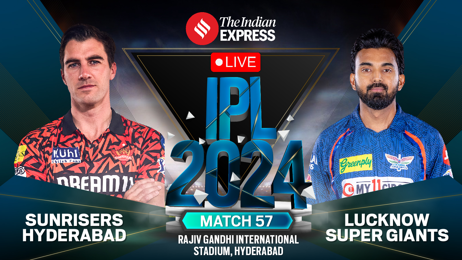 android, srh vs lsg live score, ipl 2024: rain threat looms as sunrisers hyderabad face off against lucknow super giants