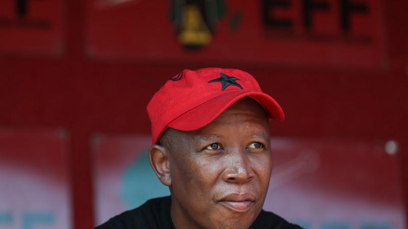 anc-led government strips dignity away from our people,says malema