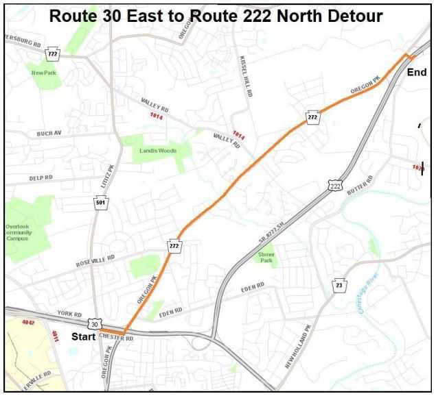 Route 30, Route 222 demolition, closures: Here's what you need to know