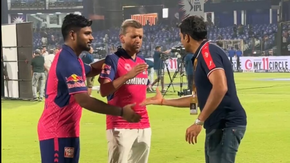 DC Owner Parth Jindal Shakes Hands With Sanju Samson After Going ...