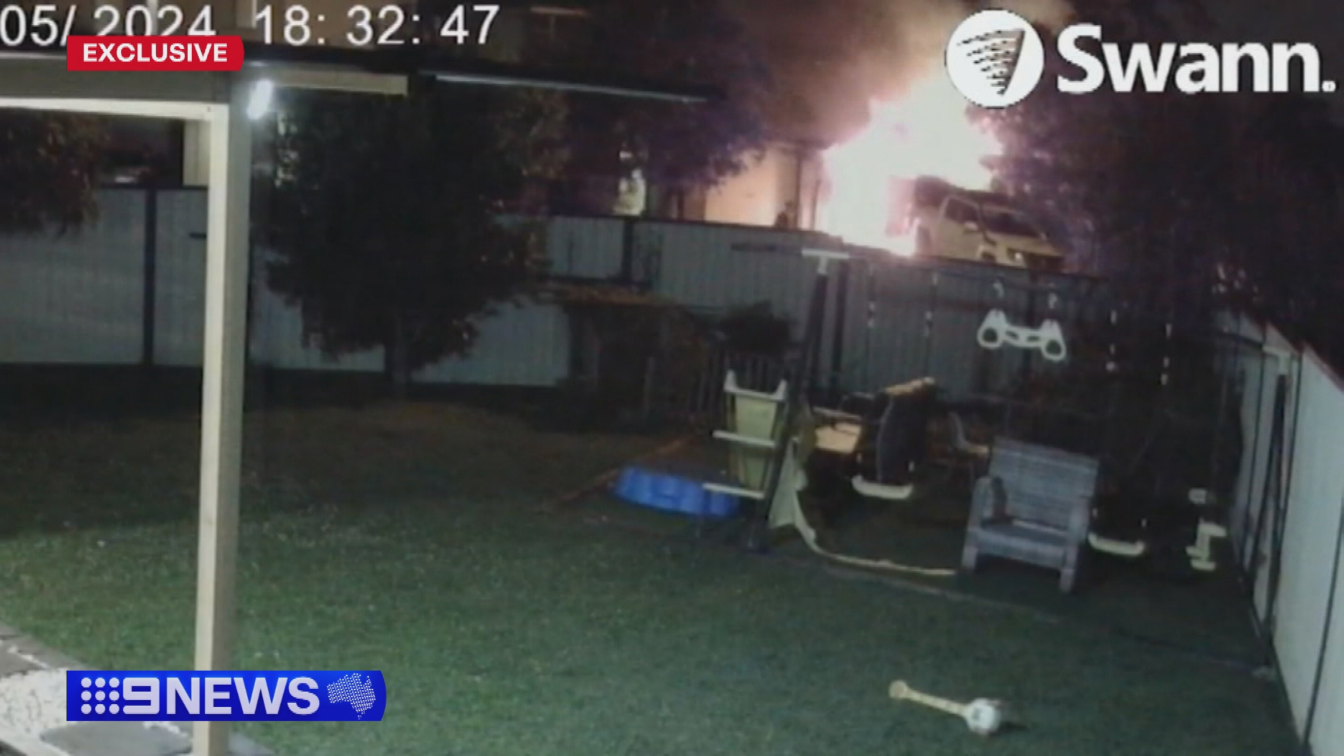 heroic neighbours rush to help man after queensland house fire