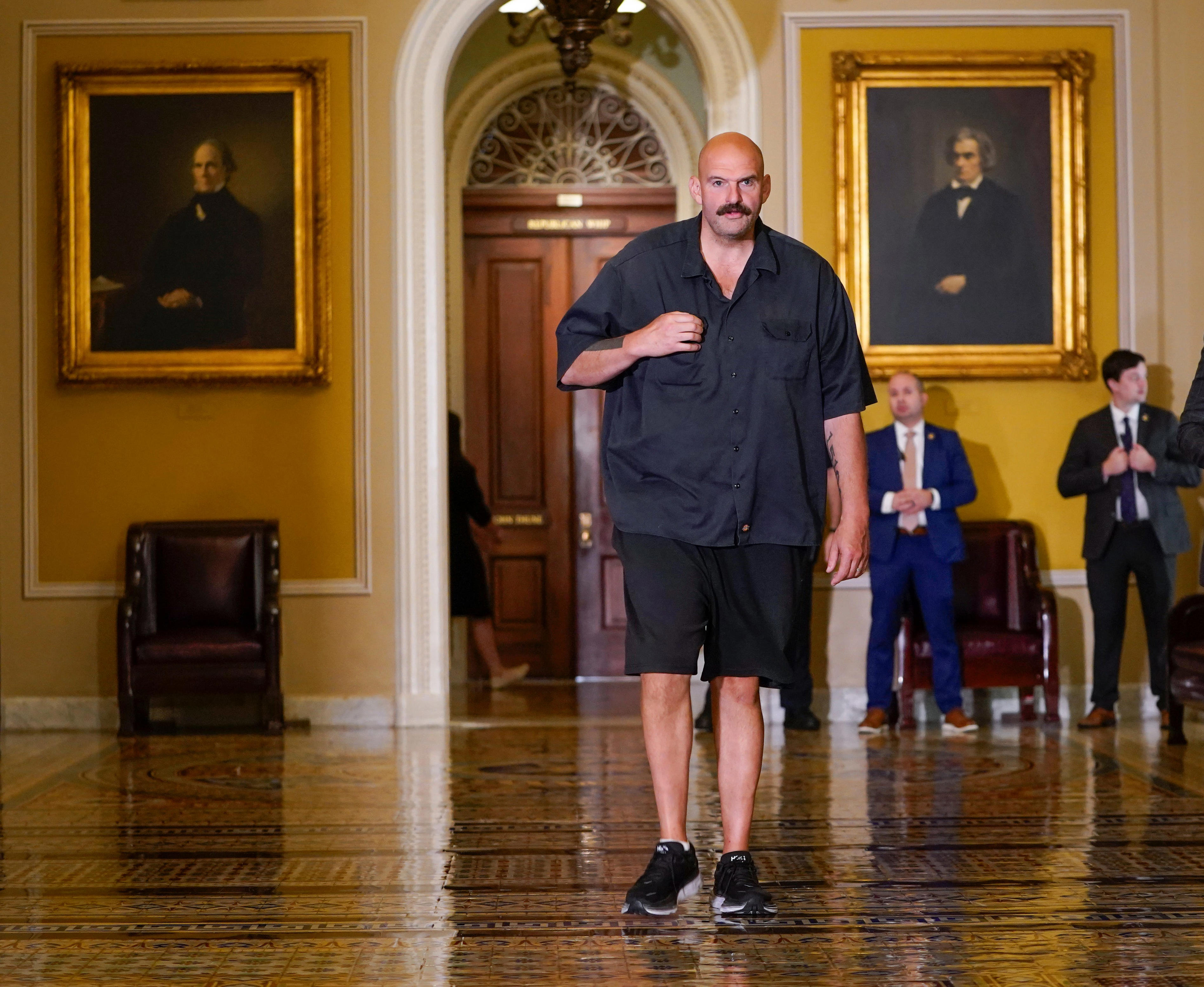 john fetterman wants you to know he's consistent – and not just about hoodies