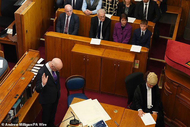 john swinney is officially sworn in as scottish first minister