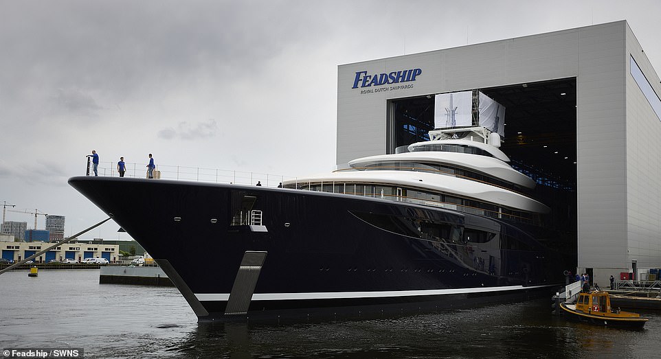 The world's first hydrogen gas fuel-cell superyacht, long rumored to have been commissioned by billionaire Microsoft founder Bill Gates, is now officially for sale. Dubbed Project 821, the 390-foot (119-meter) superyacht is designed to run on 'green' hydrogen — although to be stored as a liquid, the gas must be cryogenically stored at -423.4 degrees Fahrenheit in painstakingly designed, double-walled tanks.