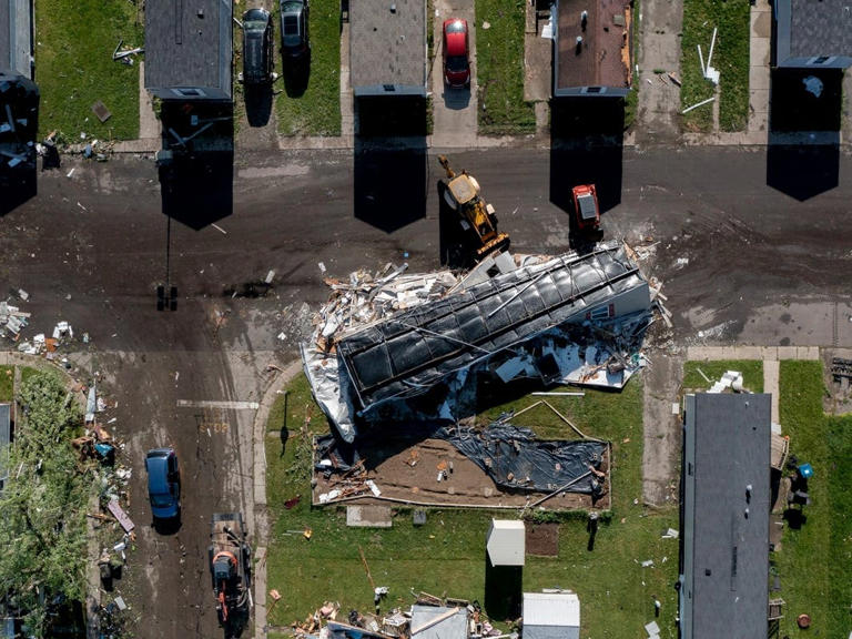 11 Photos Show Damage From Severe Storms Battering Midwest