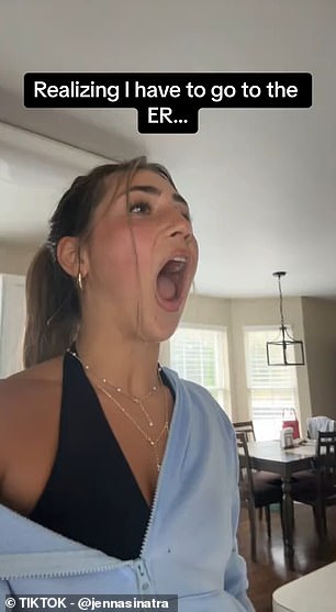 new jersey woman, 21, gets jaw stuck open yawning too hard