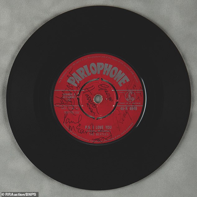 'exceptionally rare' copy of beatles' first song set to sell for £20k