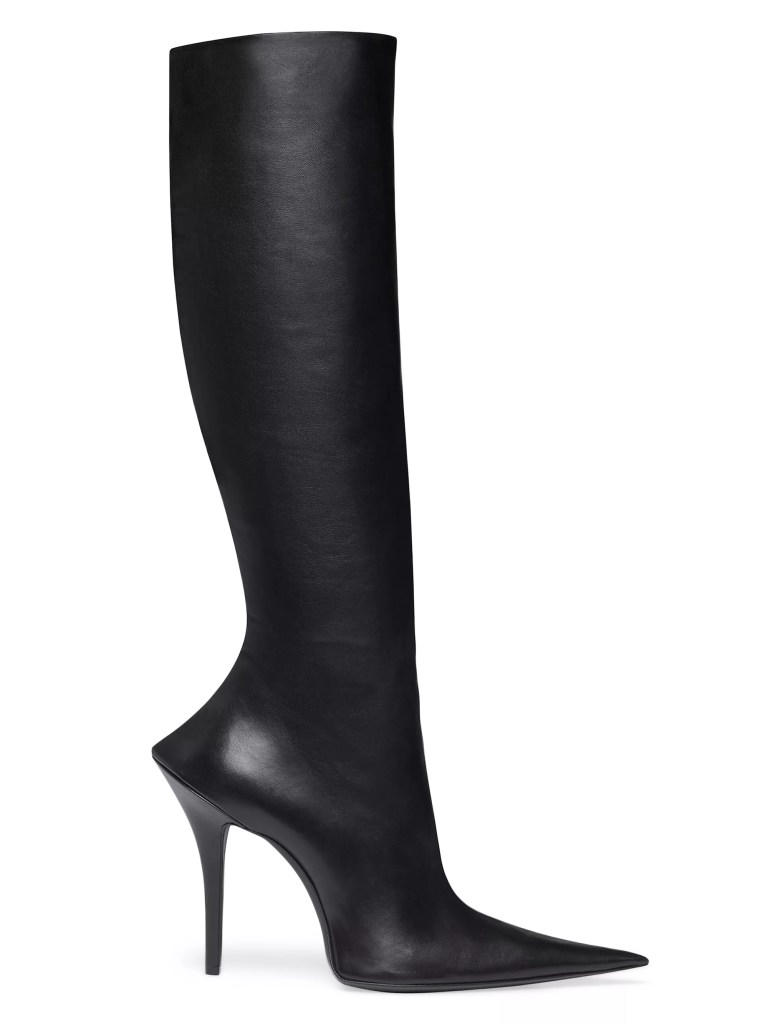 Kim Kardashian Dons Witch-Inspired Footwear in Balenciaga Knee-High ...