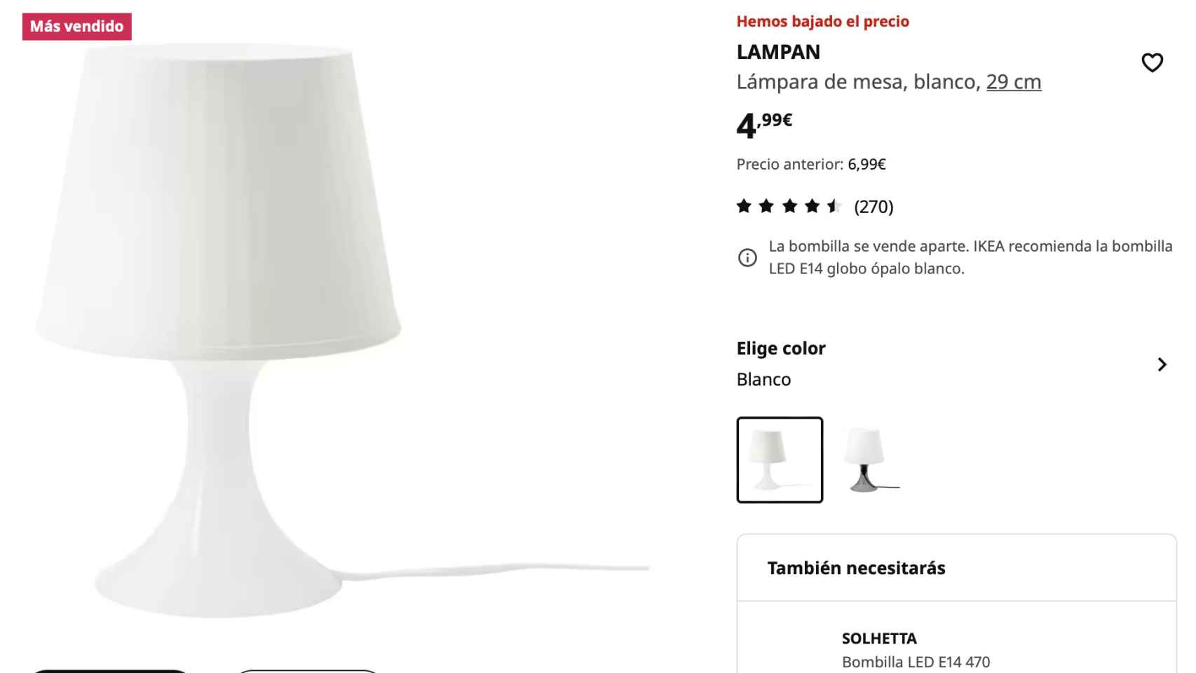 ikea tiene la lámpara de diseño más elegante y económica del mercado: cuesta menos de 5 euros