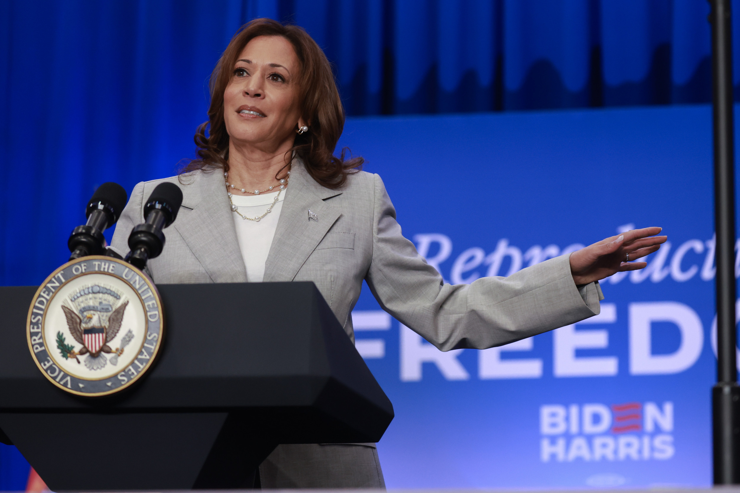 how kamala harris' approval ratings stand six months before election