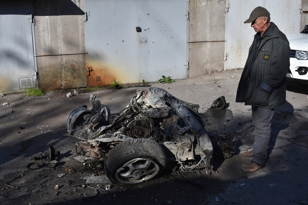 massiv rysk attack mot elverk i ukraina