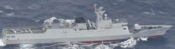 chinese warships seen heading for pacific
