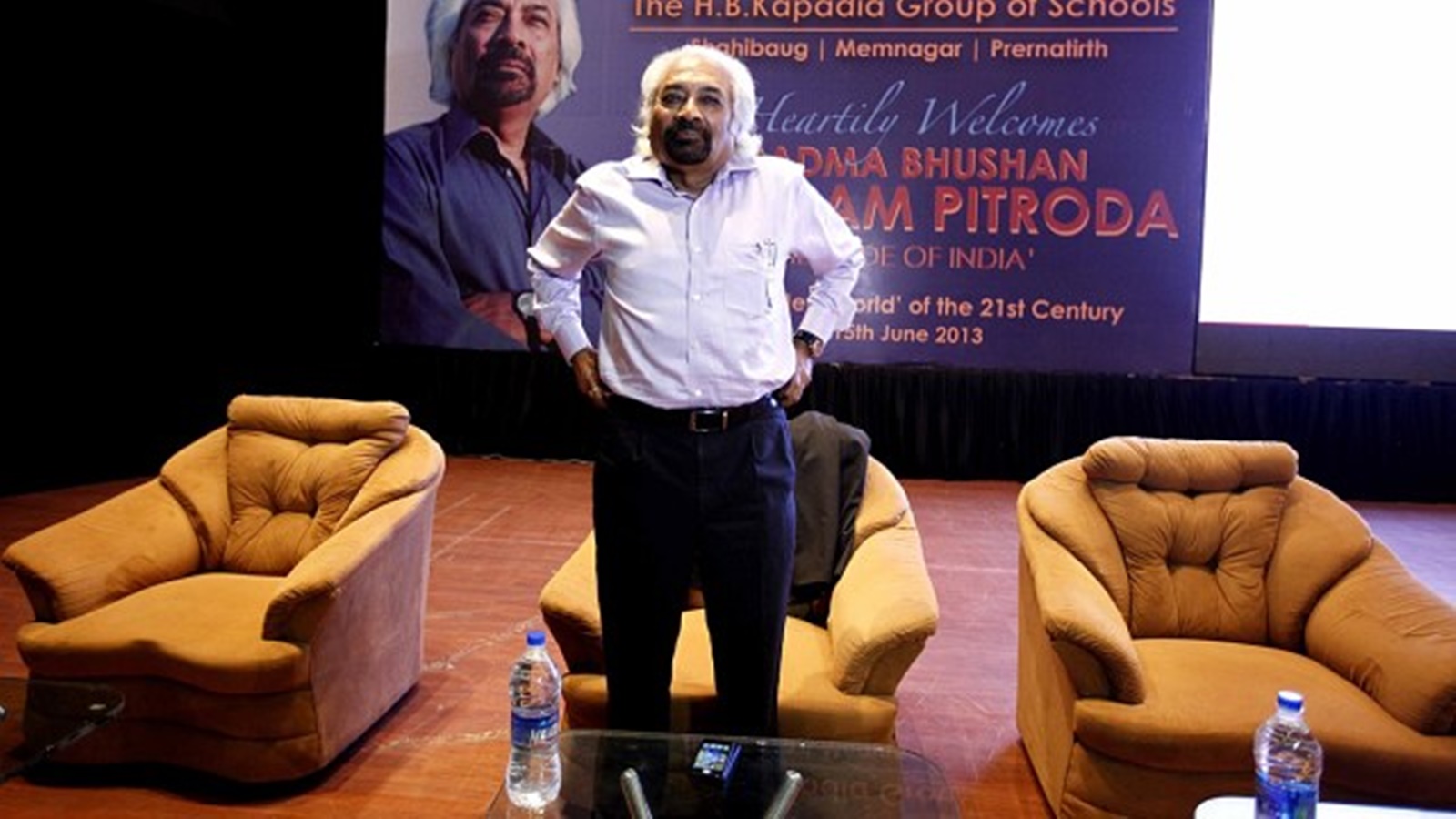 android, amid row over controversial remarks, sam pitroda steps down as chairman of indian overseas congress