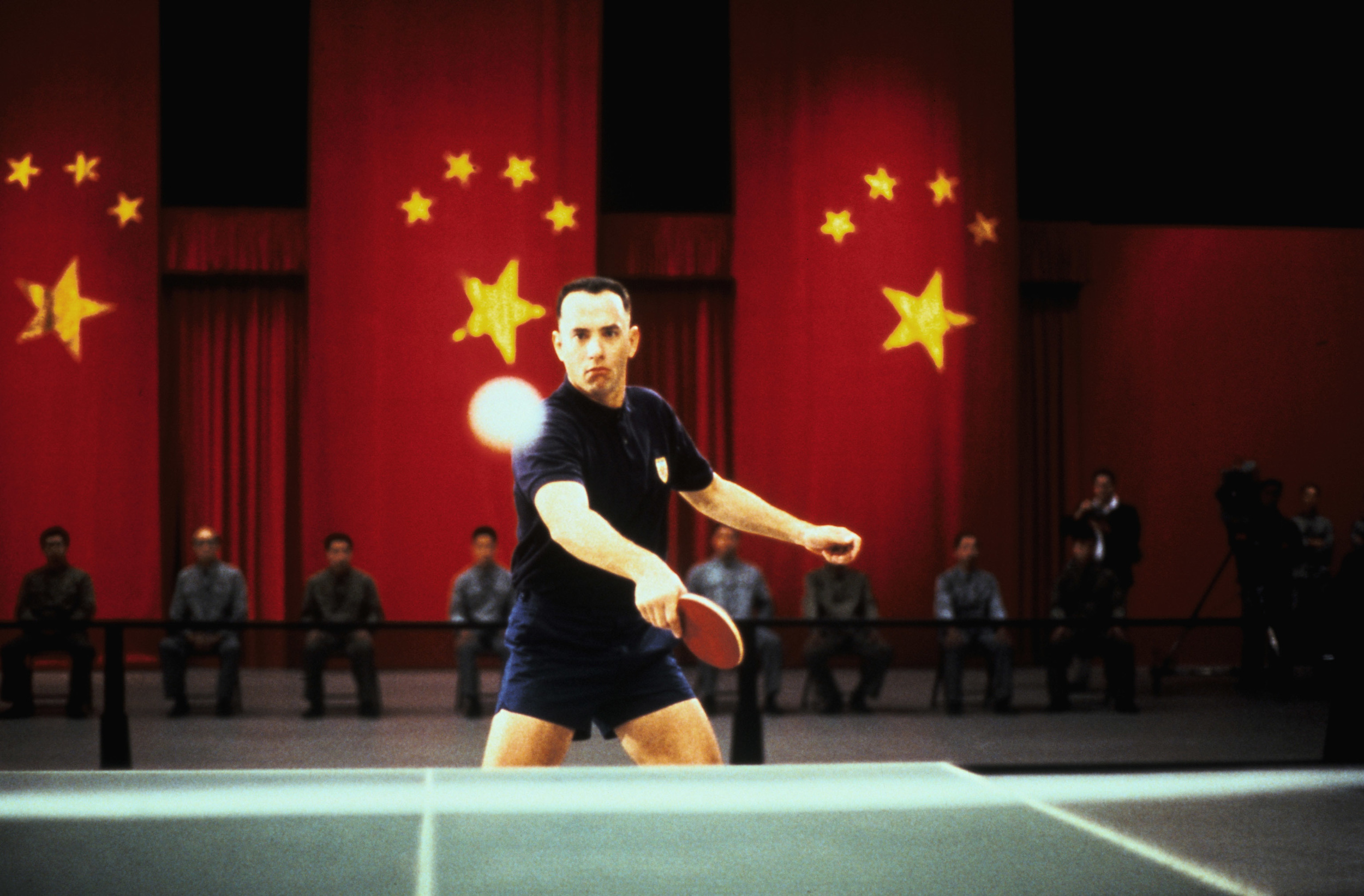 <p>In the film, Forrest is given a recommendation on how to improve at table tennis: Keep your eye on the ball. Forrest takes that literally. Hanks went so far as not to blink in any of the scenes where Forrest plays ping pong, and there are quite a few.</p><p>You may also like: <a href='https://www.yardbarker.com/entertainment/articles/25_movies_that_will_really_mess_with_your_head/s1__39060406'>25 movies that will really mess with your head</a></p>
