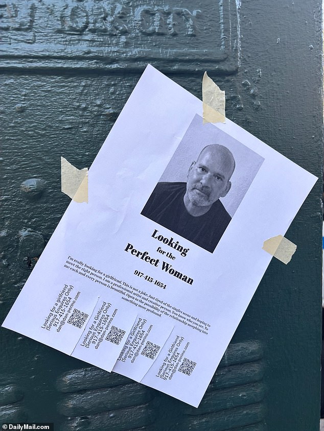 desperate single who plastered posters around new york is back