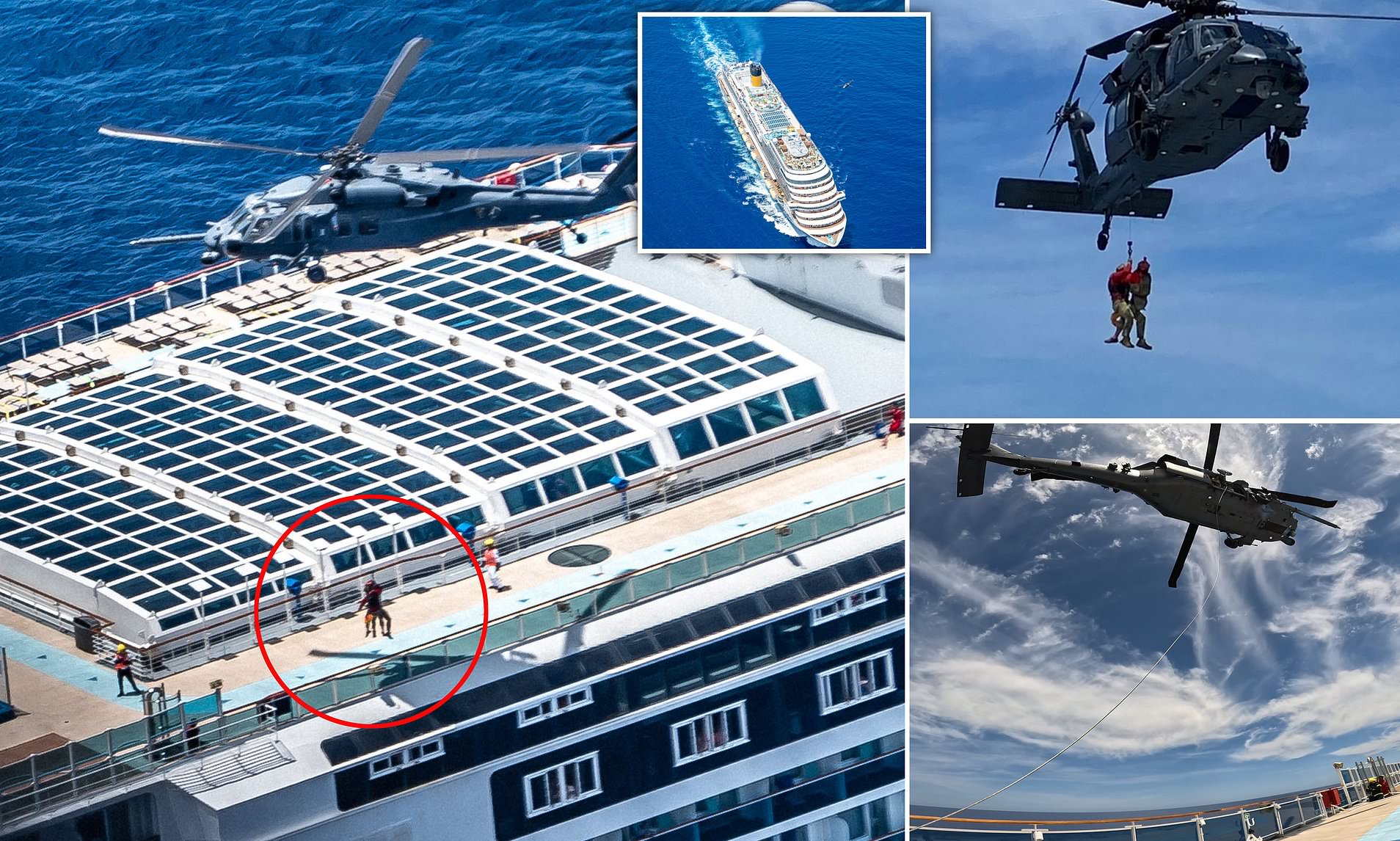 Passenger Airlifted From Carnival Venezia Cruise In Life-saving Rescue