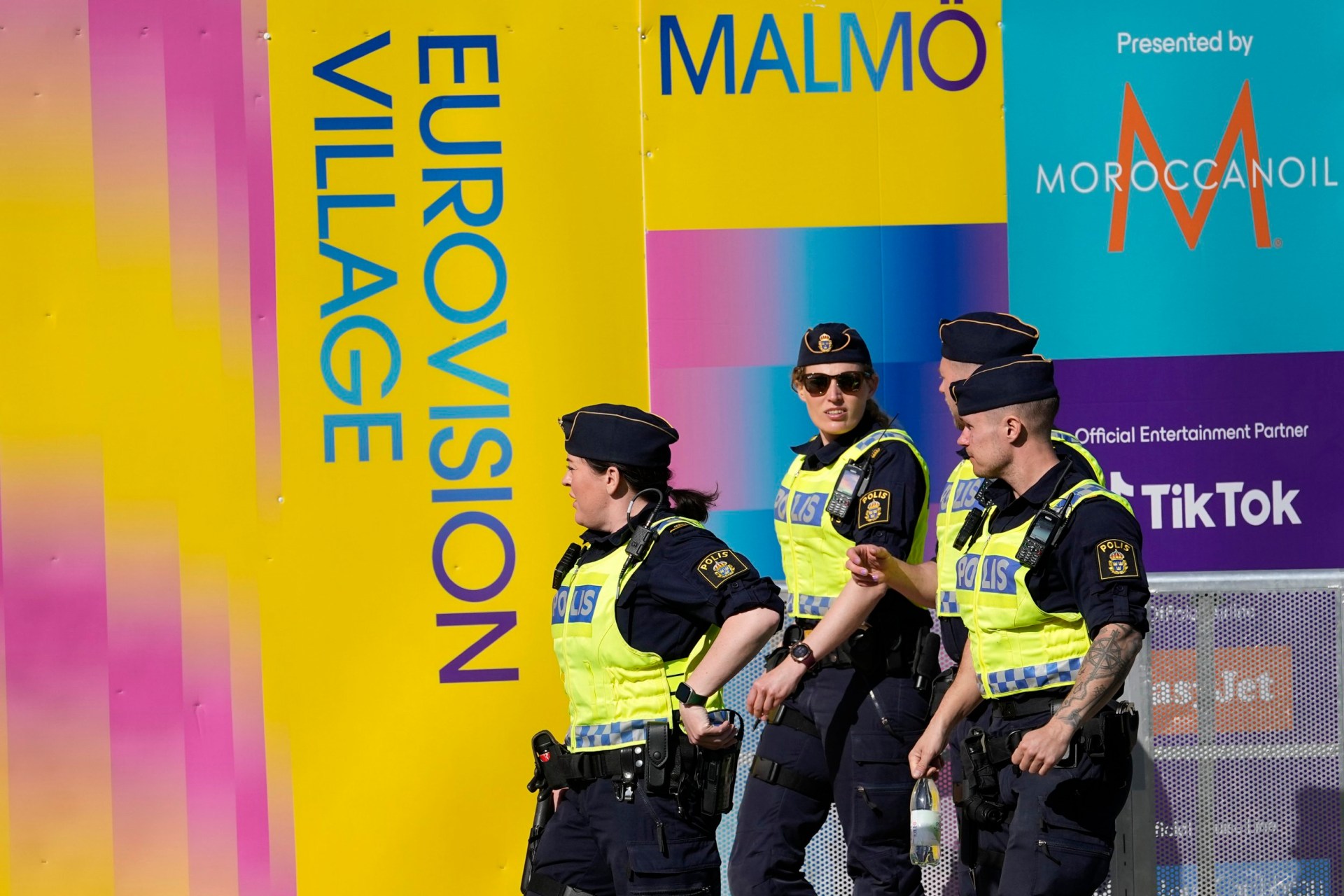 eurovision tensions hit fever pitch. but police are watching like never before