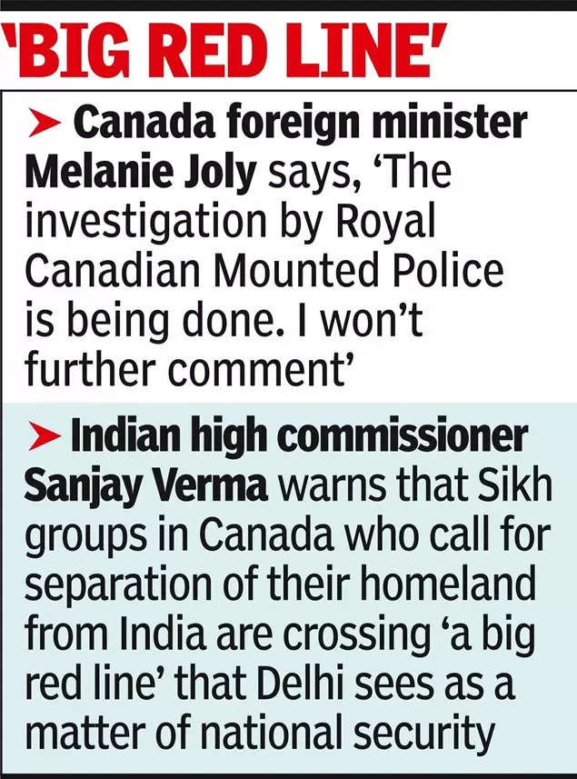 we stand by allegation on nijjar killing: canada; india warns separatists