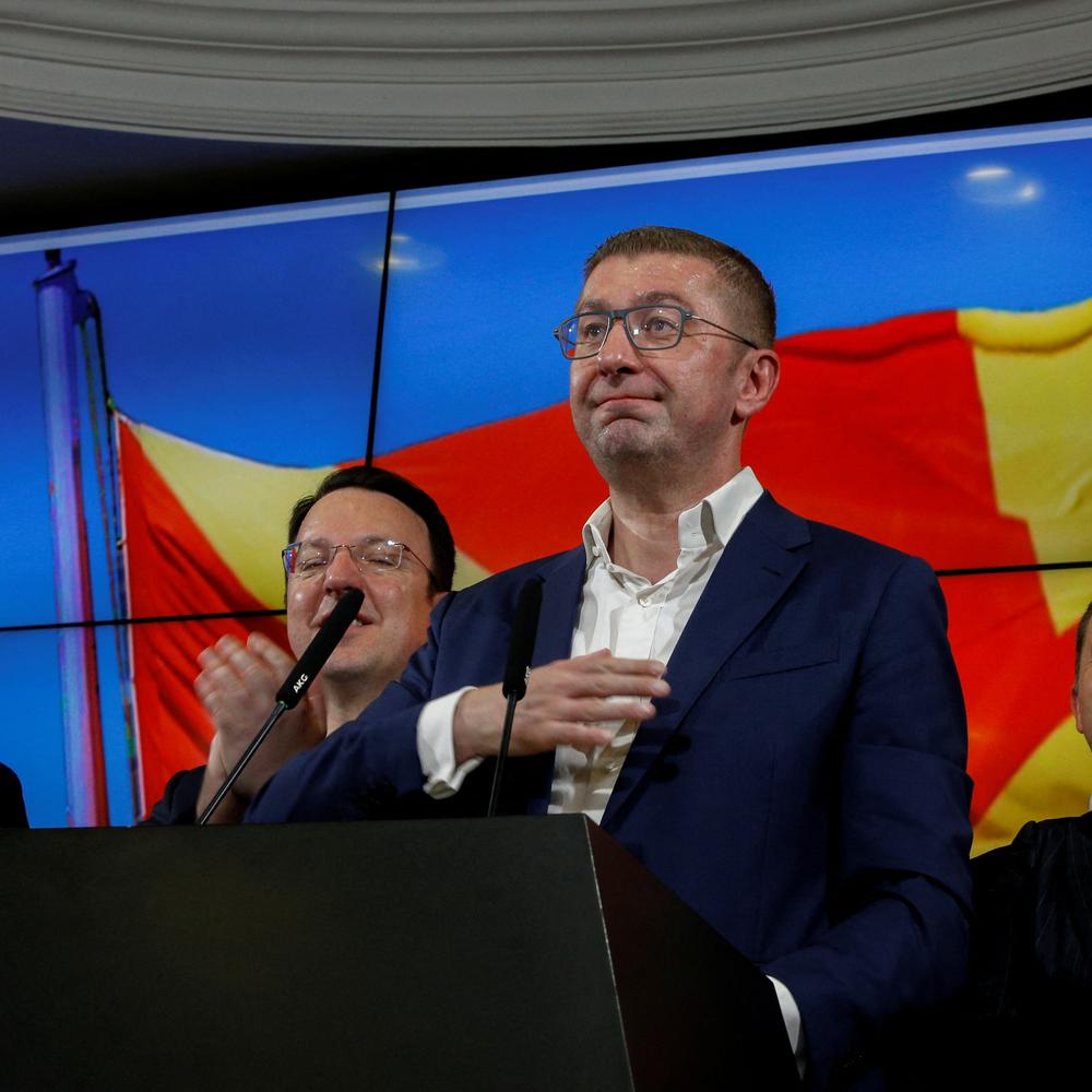 regierungspartei gesteht niederlage ein: nationalistische partei gewinnt wahlen in nordmazedonien